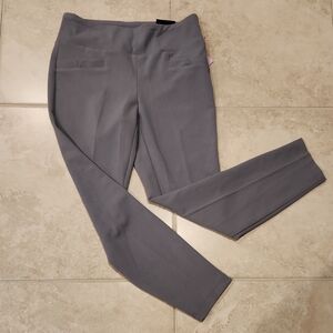 Soho Apparel Women's Slate Gray Tapered Leg Dressy Pants Size PS NEW